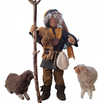 50cm großer Hirte - Einzelstück